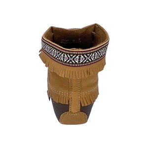 Men's Earthing Moccasin Boots Moose Hide Leather