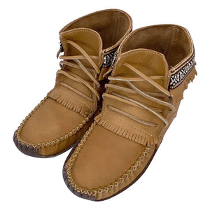 Men's Native American Style Leather Moccasin Boots Handmade In Canada ...