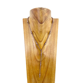 Navajo Pearl Bead Y-Necklace