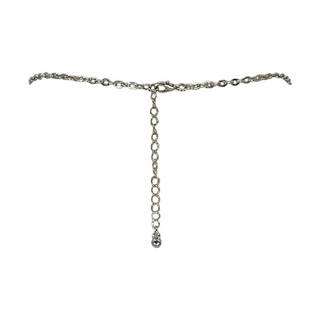 Turquoise Stone Pendant Silver Chain Necklace