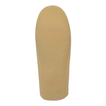 Men's Cream Wide Leather Moccasins (Final Clearance)