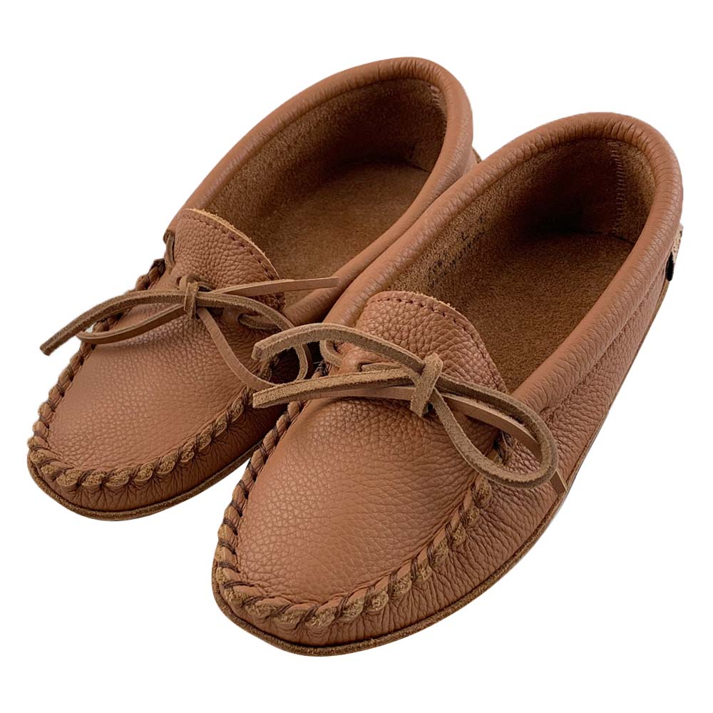 Women's Chestnut Leather Moccasins