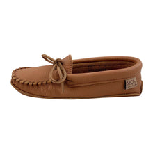 Women's Chestnut Leather Moccasins