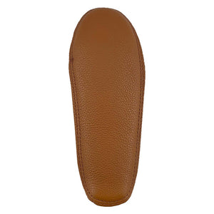 Women's Chestnut Leather Moccasins