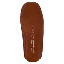 Women's Bison Leather Wide Moccasins