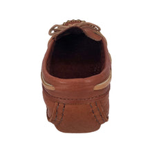 Women's Bison Leather Wide Moccasins