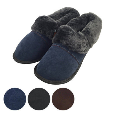 Men's Sheepskin Slippers with EVA Soles (Final Clearance)
