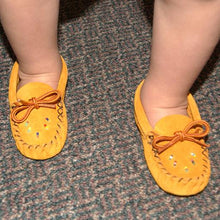 Baby Beaded Suede Earthing Moccasins