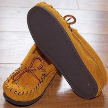 Children's Beaded Suede Moccasin Shoes