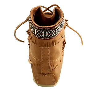 Men's Moose Hide Leather Moccasin Boots