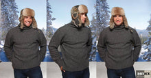 Raccoon Fur Aviator Hat