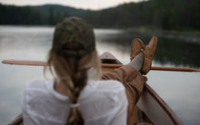 Women's Maple Moose Hide Fringed Moccasin Shoes