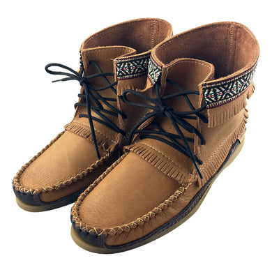 Men's Leather Moccasin Boots