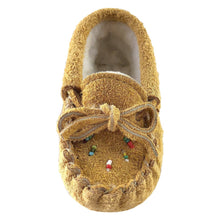 Baby Fleece Lined Beaded Suede Moccasins