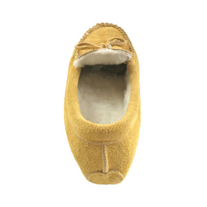 Men's Fleece Lined Suede Moccasins