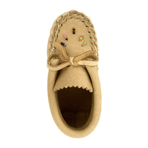 Baby Beaded Leather Moccasins