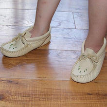 Children's Beaded Leather Moccasins