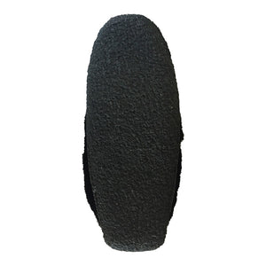 Women's Black 8" Tsar Rabbit Fur Mukluks
