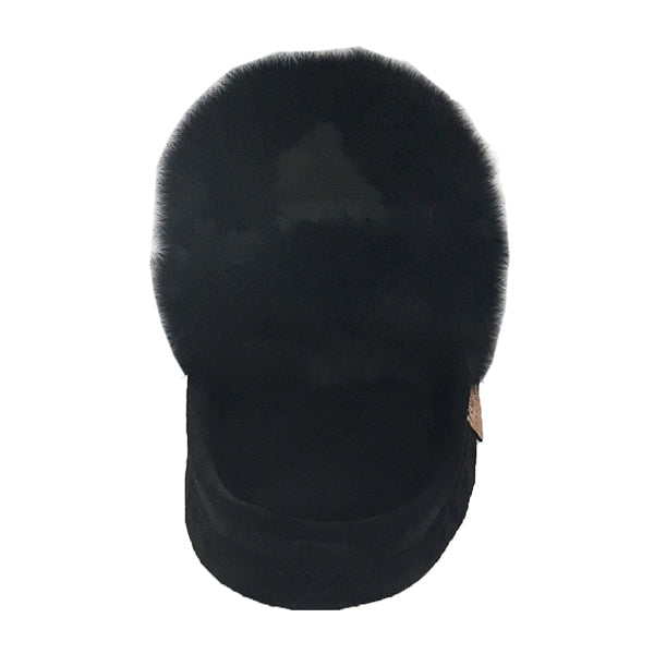 Men s Rabbit Fur Trim Moccasin Slippers Handmade From Genuine Suede men-s-rabbit-fur-trim-moccasin-slippers-handmade-from-genuine-suede