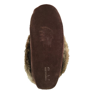 Women's Rabbit Fur Thunderbird Beaded Moccasins