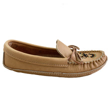 Men's Moose Hide Leather Beaded Moccasins