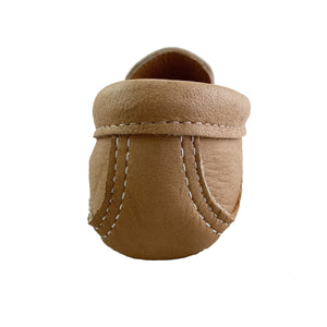 Men's Moose Hide Leather Beaded Moccasins