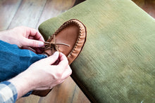 Men's Buffalo Wide Leather Moccasins