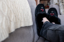 Men's Rabbit Fur Thunderbird Beaded Crepe Sole Moccasins