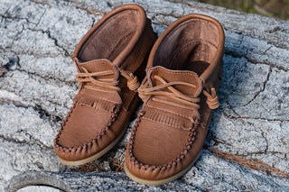 Women's Apache Leather Moccasin Boots