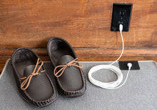 Men's Earthing Moccasins Buffalo Hide