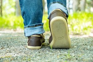 Men's Moose Hide Leather Memory Foam Moccasin Shoes