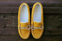 Men's Fleece Lined Suede Moccasins