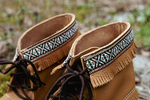 Men's Leather Moccasin Boots