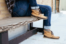 Men's Leather Moccasin Boots