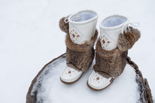 Women's 13" Leather Mukluks Old Brown