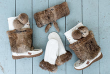 Women's 13" Leather Mukluks Old Brown