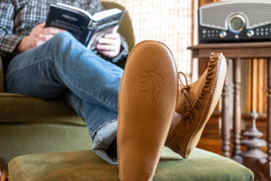 Men's Suede Leather Sole Moccasins