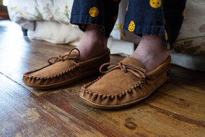 Men's Suede Leather Sole Moccasins