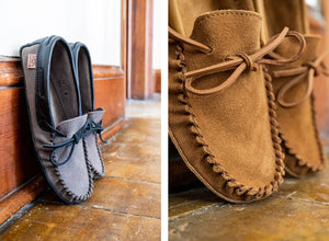 Men's Suede Leather Sole Moccasins