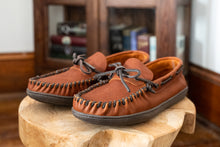 Men's Wide Leather Moccasin Shoes