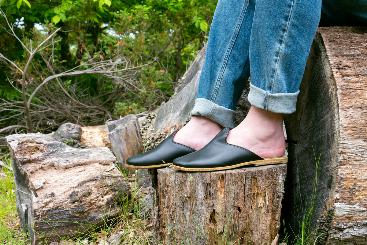 Male best sale mules shoes
