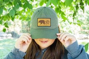 'The Brown Bear' Cotton Baseball Cap