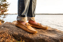 Men's Earthing Moccasins Moose Hide