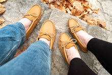 Women's Earthing Moccasins Moose Hide
