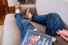 Men's Sheepskin Lined Moccasin Shoes