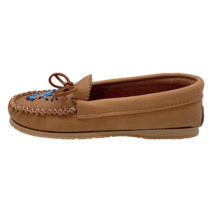 Women's Moose Hide Beaded Moccasin Shoes