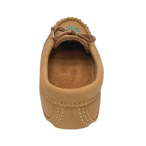 Women's Moose Hide Leather Beaded Moccasins