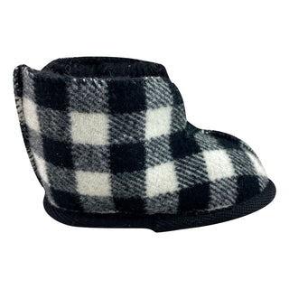 Baby & Children's Plaid Bootie Slippers (Final Clearance - Size 5 & 7 ONLY)