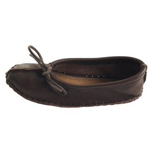 Women's Earthing Moccasins Elk Hide Ballerina