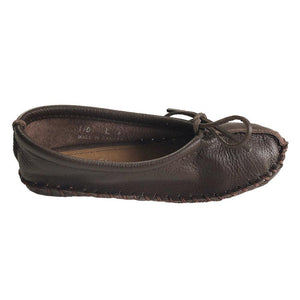 Women's Earthing Moccasins Elk Hide Ballerina